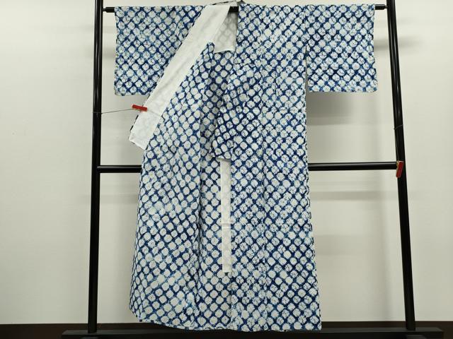 平和屋着物∴夏物 浴衣 有松鳴海絞り 蜘蛛絞り 綿 逸品 CABK6499ze
