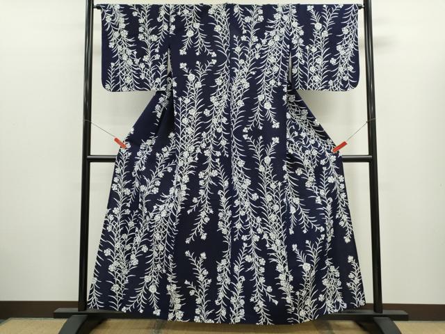 平和屋着物∴夏物 浴衣 注染 撫子 手縫い 綿 逸品 CABK6571ze