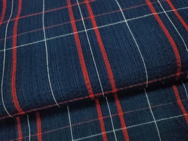 平和屋着物∴夏物 阿波しじら織 浴衣 格子柄 綿 逸品 CABK6590ze