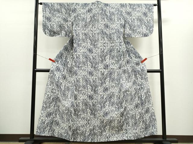 平和屋着物∴夏物 浴衣 注染 芒 手縫い 綿 逸品 CABK6610ze