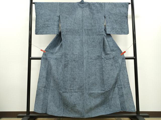 平和屋着物∴夏物 浴衣 有松鳴海絞り 三浦絞り 綿 逸品 CABK6669ze