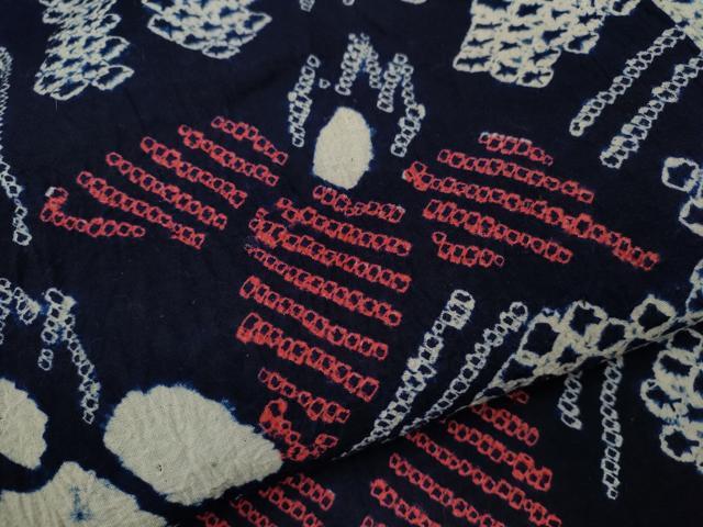 平和屋着物∴夏物 浴衣 有松鳴海絞り 燕子花 綿 逸品 CABK6698ze