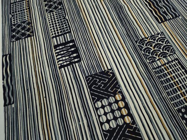 平和屋着物∴夏物 浴衣 注染 吉祥文 手縫い 綿 逸品 CABK6731ze