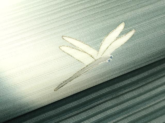 平和屋着物*夏物 九寸名古屋帯 トンボ 金彩 正絹 逸品 CABK6812rv
