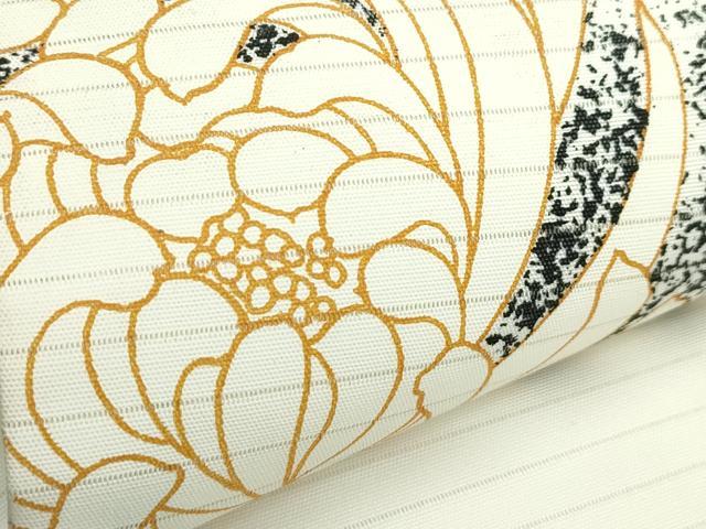平和屋着物*夏物 九寸名古屋帯 乱菊舞蝶文 CABK6816rv