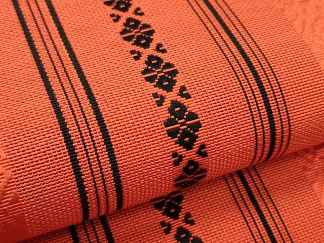 平和屋着物*夏物 本場筑前博多織 八寸名古屋帯 紗献上 正絹 逸品 CABK6842rv