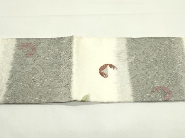 平和屋着物*夏物 つけ帯 横段七宝文 正絹 逸品 CABK6908rv