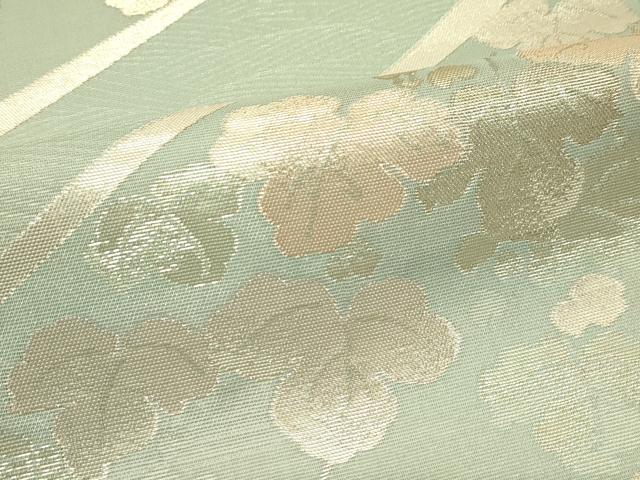 平和屋着物*夏物 六通柄袋帯 蔦の葉文 金糸 正絹 逸品 CABK6934rv