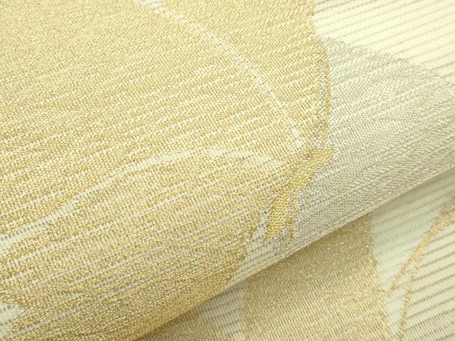 平和屋着物*夏物 九寸名古屋帯 舞蝶文 金銀糸 正絹 逸品 CABK6937rv