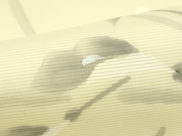 平和屋着物*夏物 九寸名古屋帯 手描き 草花文 CABK6987rv