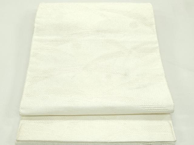 平和屋着物*夏物 八寸名古屋帯 露芝文 生成り色 CABK6994rv