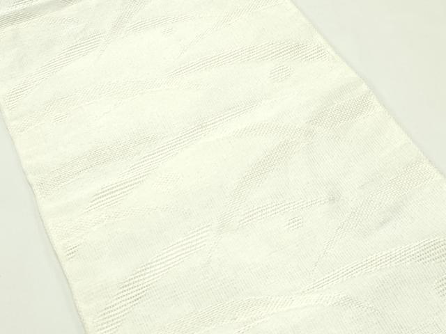 平和屋着物*夏物 八寸名古屋帯 露芝文 生成り色 CABK6994rv