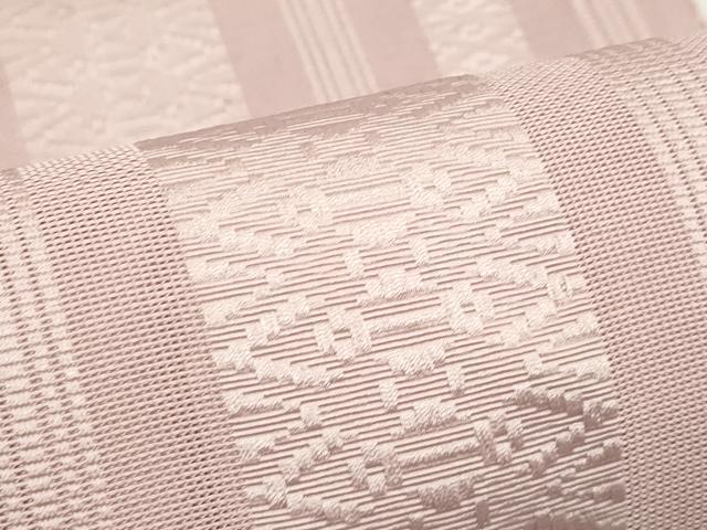 平和屋着物*夏物 博多織 八寸名古屋帯 紗献上 薄柿色 CABK7017rv