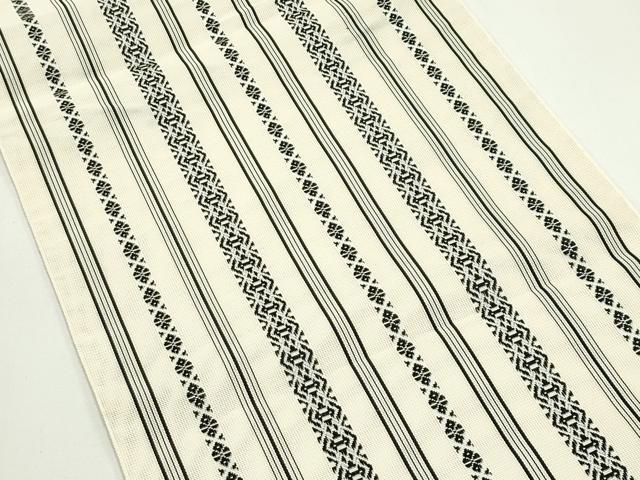 平和屋着物*夏物 本場筑前博多織 八寸名古屋帯 紗献上 正絹 逸品 CABK7025rv