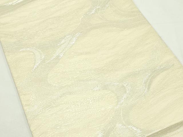 平和屋着物*夏物 六通柄袋帯 流水文 銀糸 正絹 逸品 CABK7035rv