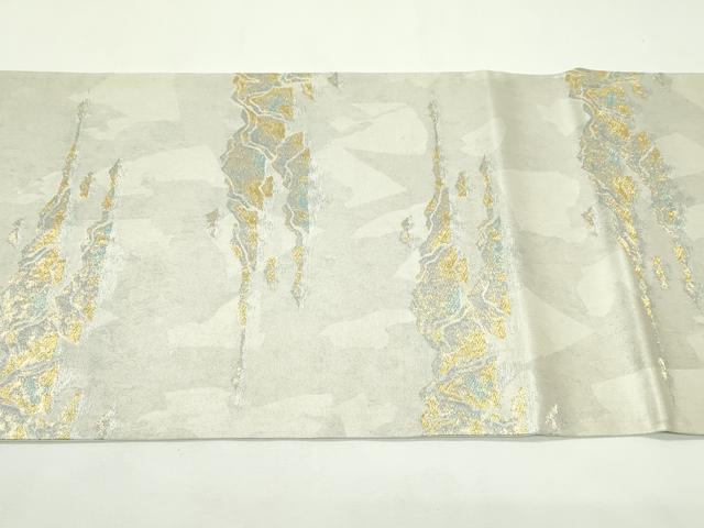 平和屋着物*夏物 太鼓柄袋帯 霞文 金銀糸 正絹 逸品 CABK7094rv