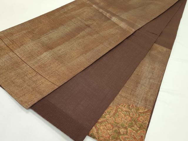 平和屋着物*夏物 太鼓柄袋帯 正倉院花文 金糸 正絹 逸品 CABK7102rv