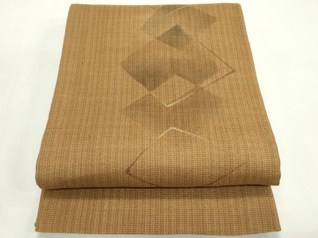 平和屋着物*夏物 太鼓柄袋帯 菱文様 金彩 正絹 逸品 CABK7140rv