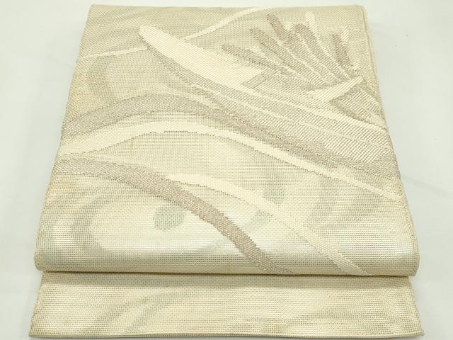 平和屋着物*夏物 太鼓柄袋帯 流水筏文 金糸 正絹 逸品 CABK7162rv