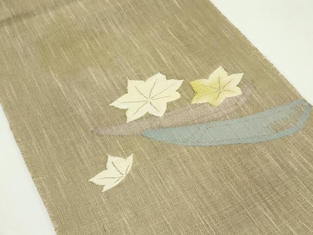 平和屋着物*夏物 八寸名古屋帯 楓筏文 CABK7171rv