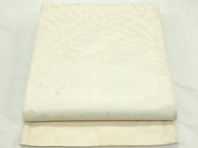 平和屋着物*夏物 六通柄袋帯 抽象文 銀糸 正絹 逸品 未使用 CABK7183rv