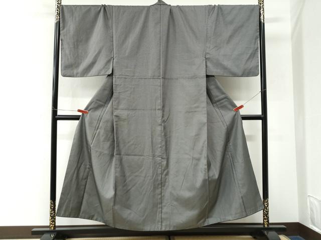 平和屋着物●男性 紬 80亀甲 総詰め キングサイズ 正絹 逸品 CABK7204yc