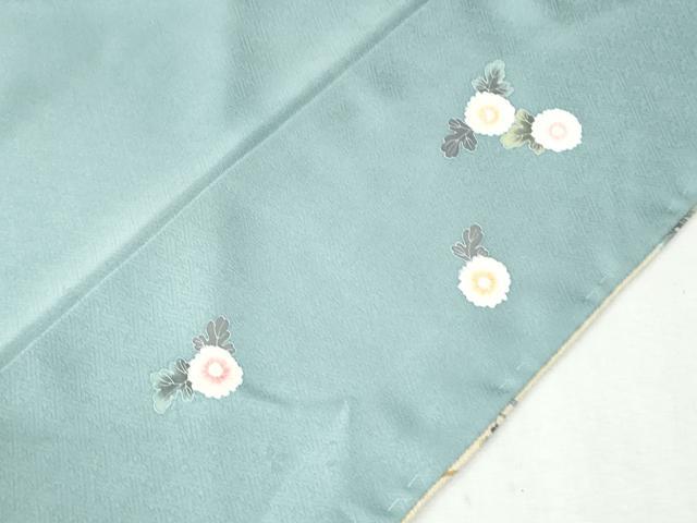平和屋着物●訪問着 刺繍 枝菊文 暈し染め 正絹 逸品 未使用 CABK7207yc