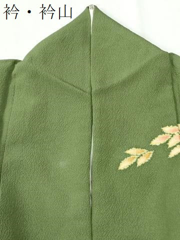 平和屋着物●越後十日町の一流染匠 桐屋・翠山工房 訪問着 辻が花 金彩 やまと誂製 正絹 逸品 CABK7216yc