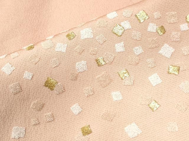 平和屋着物●中国三大刺繍 総相良刺繍 訪問着 箔散らし 暈し染め 金糸 正絹 逸品 CABK7227yc