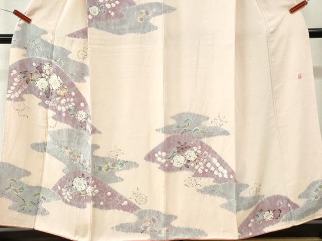 平和屋着物●十日町 名門 滝泰謹製 訪問着 辻が花 正絹 逸品 CABK7248yc