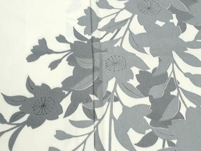 平和屋着物●訪問着 枝桜シルエット 鈴乃屋扱い 正絹 逸品 CABK7250yc