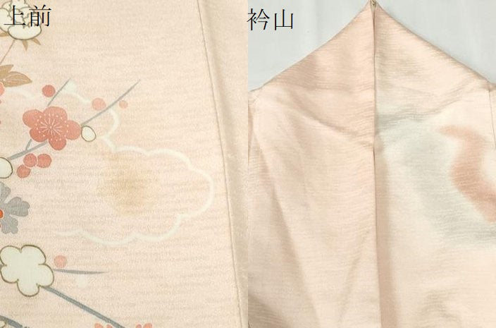 平和屋着物●創業460年・千總 訪問着 駒刺繍 流水鴛鴦牡丹花文 暈し染め 金彩 正絹 逸品 CABK7262yc