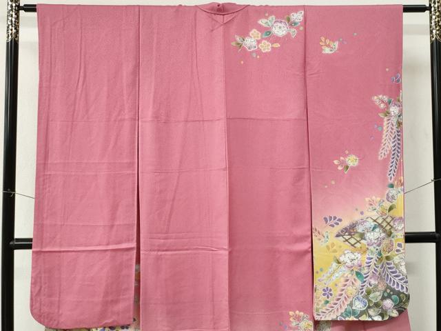 平和屋着物●豪華振袖 辻が花 暈し染め 金彩 正絹 逸品 CABK7270yc