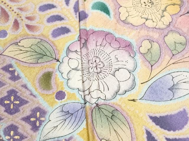 平和屋着物●豪華振袖 辻が花 暈し染め 金彩 正絹 逸品 CABK7270yc