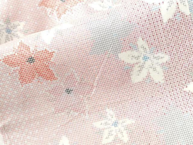 平和屋着物●本場大島紬 白大島 7マルキ 舞花文 正絹 逸品 未使用 CABK7285yc