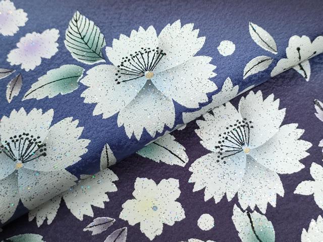 平和屋着物●訪問着 舞花文 暈し染め 正絹 逸品 CABK7293yc