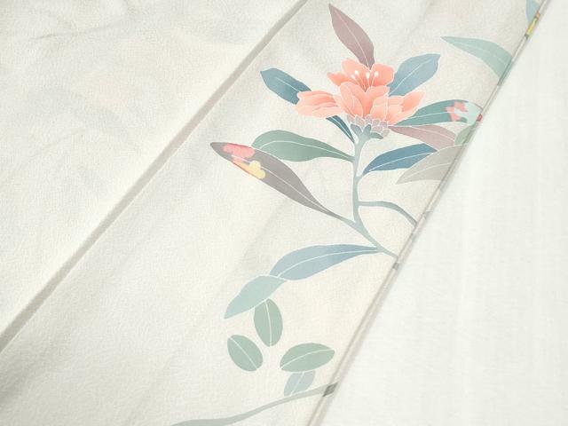 平和屋着物●訪問着 友禅 枝花文 正絹 逸品 CABK7301yc