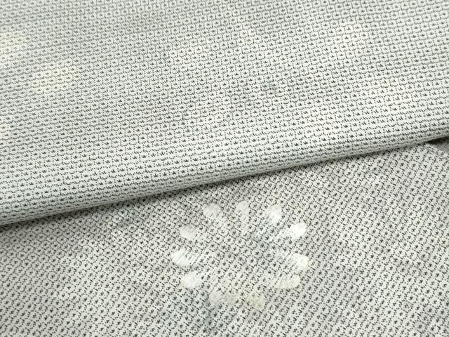 平和屋着物●訪問着 本場大島紬 150亀甲 刺繍 草花文 ロング丈 正絹 逸品 CABK7332yc