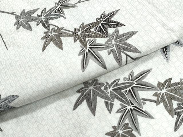 平和屋着物●訪問着 本場縞大島紬 総刺繍 楓 宮之原織物謹製 証紙付き 正絹 逸品 CABK7374yc