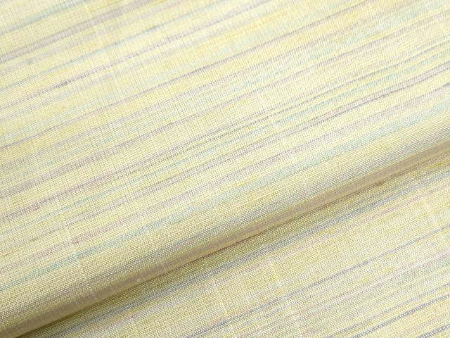 平和屋着物●紅花紬 米沢 霞文 正絹 逸品 CABK7378yc