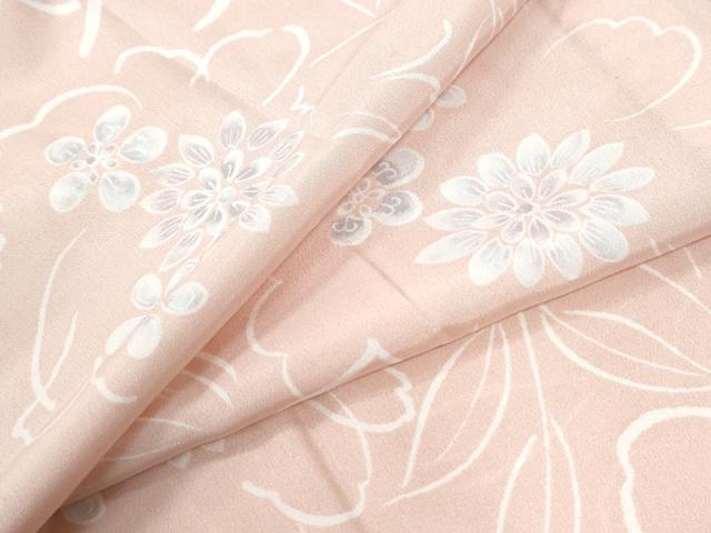 平和屋着物●長襦袢 無双仕立て 草花文 正絹 逸品 未使用 CABK7402yc