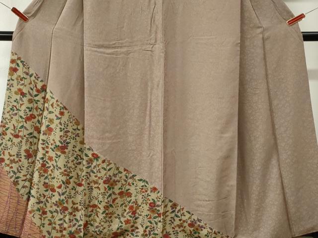平和屋着物●訪問着 枝花文 正絹 逸品 CABK7474yc
