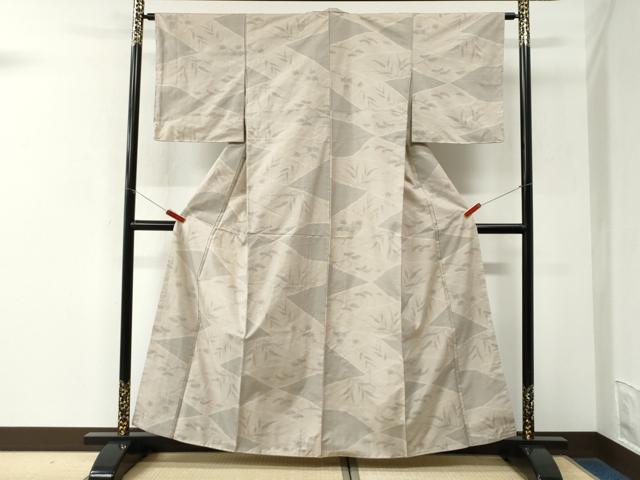 平和屋着物●本場大島紬 9マルキ 切嵌草木文 正絹 逸品 未使用 CABK7478yc