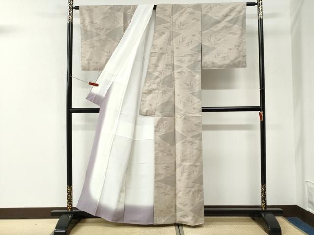 平和屋着物●本場大島紬 9マルキ 切嵌草木文 正絹 逸品 未使用 CABK7478yc