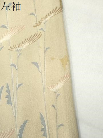 平和屋着物●上質な小紋 裏菊 正絹 逸品 CABK7521yc