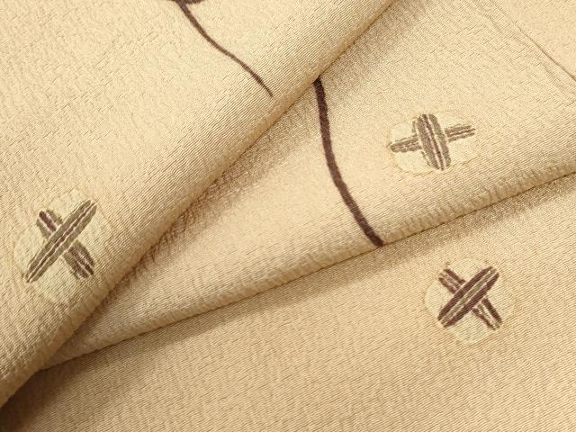 平和屋着物●上質な小紋 吉祥文 金彩 正絹 逸品 CABK7576yc