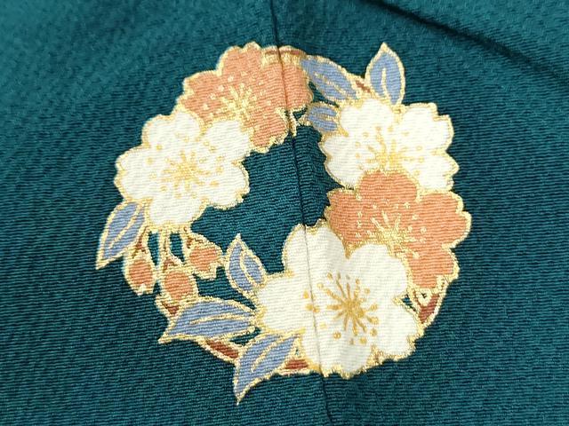 平和屋着物●豪華振袖 貝桶琴草花文 金彩 やまと誂製 正絹 逸品 CABK7595yc