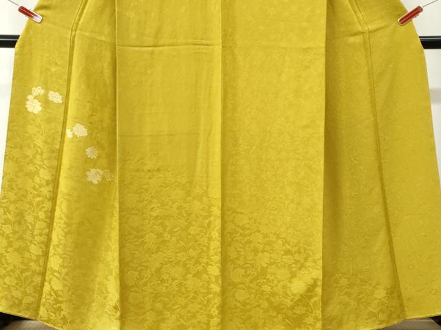 平和屋着物●豪華色留袖 牡丹花文 三越扱い 正絹 逸品 CABK7602yc