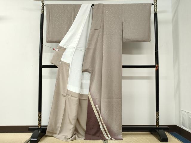 平和屋着物●訪問着 吉祥花文 暈し染め 金彩 正絹 逸品 CABK7675yc