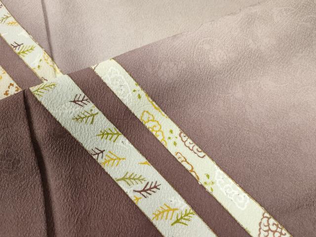平和屋着物●訪問着 吉祥花文 暈し染め 金彩 正絹 逸品 CABK7675yc